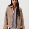 Wholesale American Vintage Manteau Femme Blinewood Surteint Nude