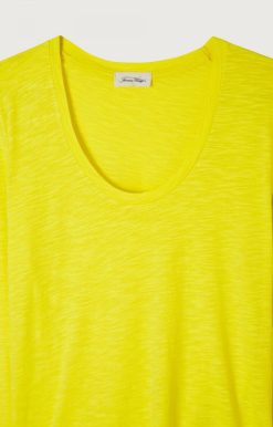 Clearance American Vintage T-Shirt Femme Jacksonville Citron Vintage