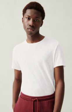 Clearance American Vintage T-Shirt Homme Bysapick Blanc