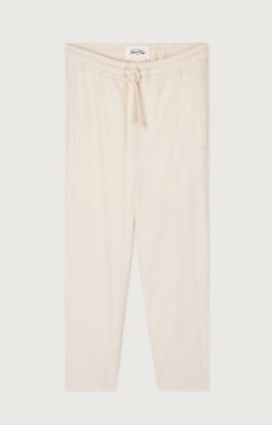 Clearance American Vintage Pantalon Enfant Tirabay Ecru