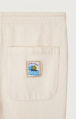 Clearance American Vintage Pantalon Enfant Tirabay Ecru