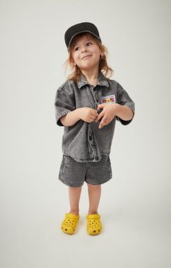 New American Vintage Short Enfant Jazy Grey