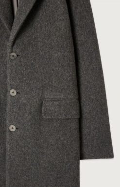 Online American Vintage Manteau Homme Bazybay Anthracite Chine