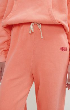 Hot American Vintage Jogging Femme Izubird Orange Fluo