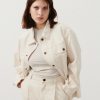 Online American Vintage Veste Mixte Datcity Ecru