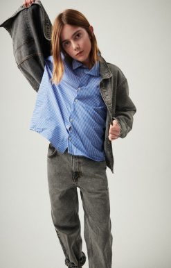 New American Vintage Veste Enfant Yopday Grey Salt And Pepper