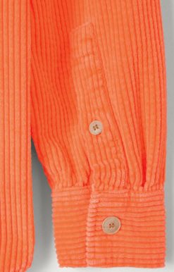 Online American Vintage Chemise Femme Padow Orange Fluo