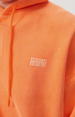 Wholesale American Vintage Sweat Homme Izubird Nefle Fluo