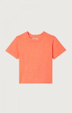 Hot American Vintage T-Shirt Enfant Sonoma Orange Fluo