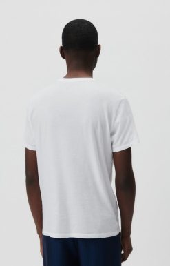 Clearance American Vintage T-Shirt Homme Decatur Blanc