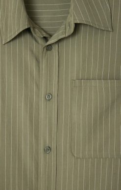 Hot American Vintage Chemise Homme Okyrow Olive Raye