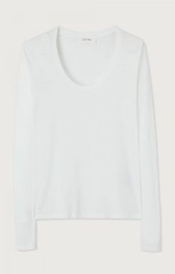 New American Vintage T-Shirt Femme Jacksonville Blanc