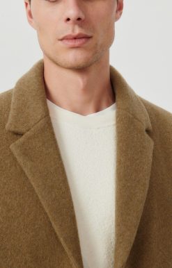 Online American Vintage Manteau Homme Bazybay Camel