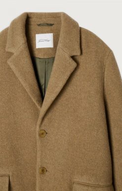 Online American Vintage Manteau Homme Bazybay Camel