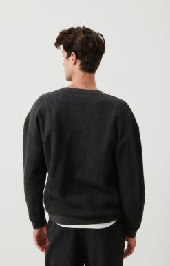 Hot American Vintage Sweat Homme Bobypark Anthracite Chine