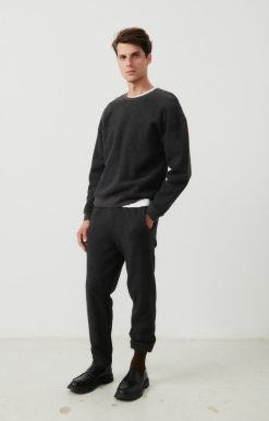 Hot American Vintage Sweat Homme Bobypark Anthracite Chine