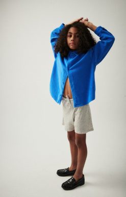 Best American Vintage Short Enfant Ruzy Gris Clair Chine