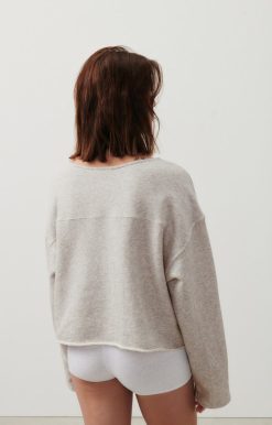 Clearance American Vintage Sweat Femme Kodytown Polaire Chine