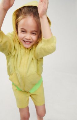 New American Vintage Sweat Enfant Sonoma Banane Vintage