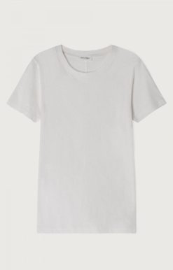 Clearance American Vintage T-Shirt Femme Gamipy Blanc