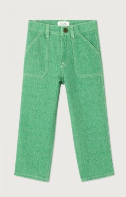 Best American Vintage Jean Droit Enfant Tineborow Basilic