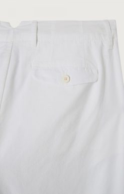 Best American Vintage Pantalon Homme Tysco Blanc