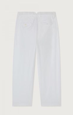 Best American Vintage Pantalon Homme Tysco Blanc