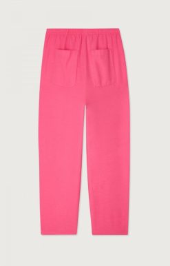 Hot American Vintage Pantalon Femme Dakota Rose Fluo