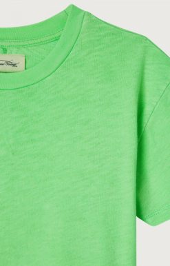 Online American Vintage T-Shirt Enfant Sonoma Perruche Fluo