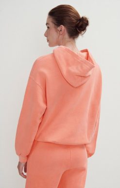 Wholesale American Vintage Sweat Femme Izubird Orange Fluo