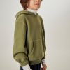 Hot American Vintage Sweat Enfant Izubird Kaki Vintage