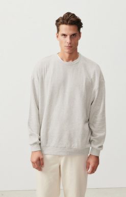 New American Vintage Sweat Homme Yatcastle Gris Chine