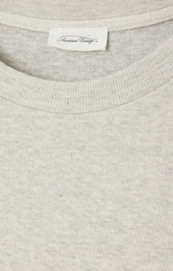 New American Vintage Sweat Homme Yatcastle Gris Chine