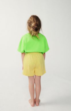 Online American Vintage T-Shirt Enfant Fizvalley Absinthe Fluo