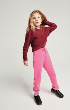 Online American Vintage Jogging Enfant Izubird Rose Fluo