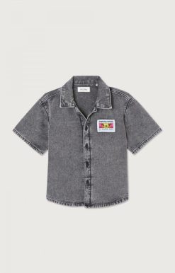 Online American Vintage Chemise Enfant Jazy Grey