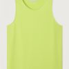 Online American Vintage Debardeur Femme Hapylife Jaune Fluo