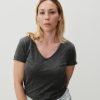 Wholesale American Vintage T-Shirt Femme Jacksonville Anthracite Chine